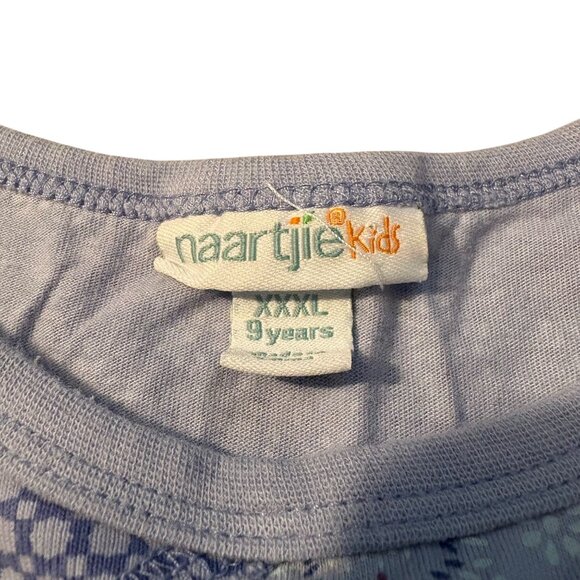 Naartjie Kids Girls Long-Sleeve Patchwork Dress Floral & Polka Dot Size XXXL (9 - Picture 2 of 3